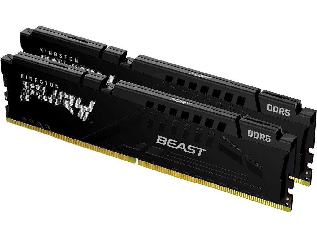 Kingston 32GB 6000MHz DDR5Fury Beast (2x16GB), CL36EXPO & XMP 3.0