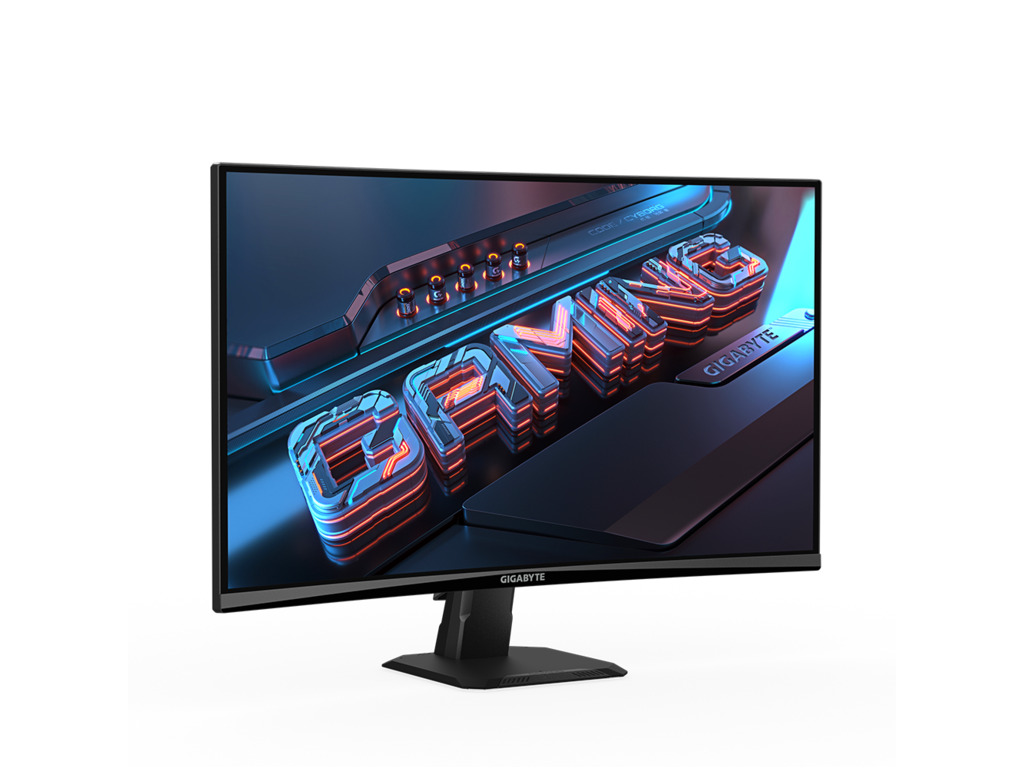 Gigabyte Monitor 27" GS27FC27" VA 1500R, 1920x1080 FHD, 250cd, 180Hz, 1ms, 2x HDMI, 1x DP