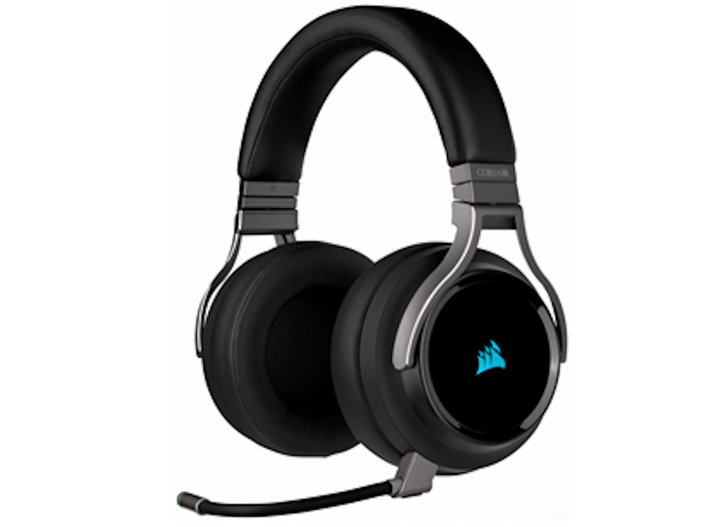 Corsair VIRTUOSO RGB WirelessHigh-Fidelity Gaming HeadsetCarbon