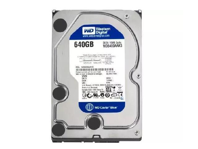 WD HDD 640GB SATA2 16MB Pull7200RPM Caviar Blue,12mjeseci garancija