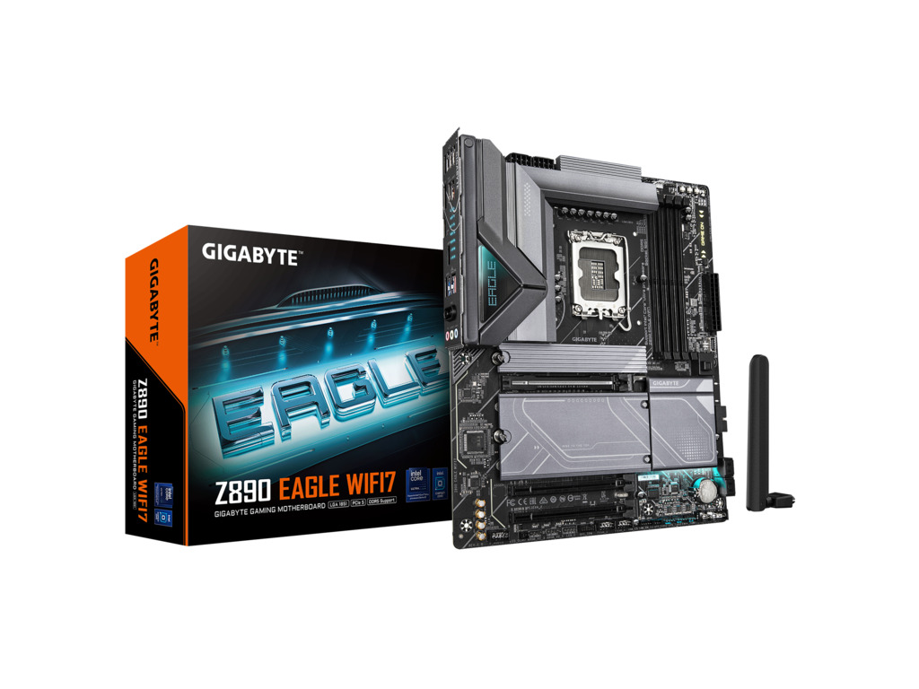 Gigabyte MB Z890 Eagle WIFI7LGA1851; 4xDDR5;4xM.2; 4xSATA;10xUSB; DP; ATX; RAID, THUNDERBOLT