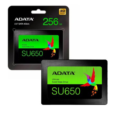 SSD ADATA 256GB 2,5" SU650520MB/s read, 450MB/s writeSATA