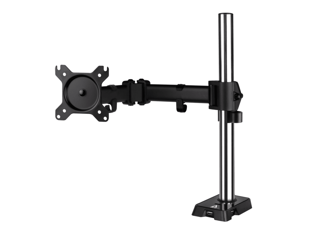 Arctic Z1 Gen 3 (Matt Black)desk monitor arm with USB Hub