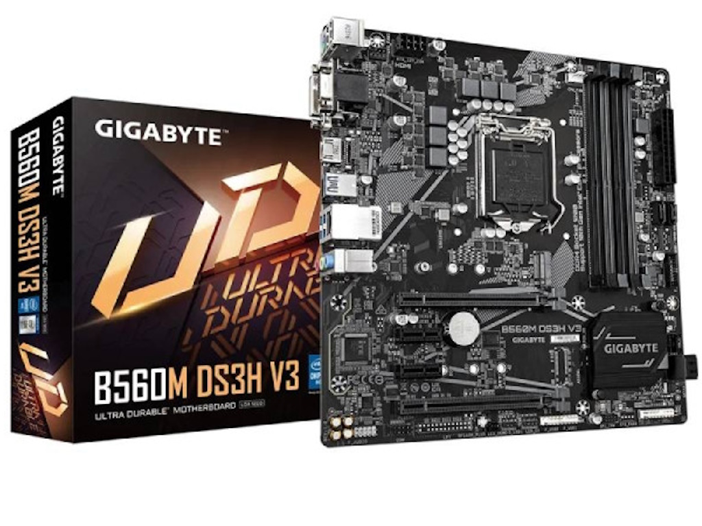 Gigabyte MB B560M DS3H V3LGA1200, 4X DDR4, DVIHDMI,DP;micro ATX