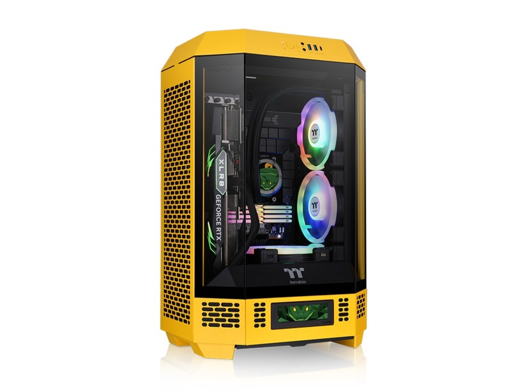 Thermaltake The Tower 300Bumblebee Yellow,  mATXMicro Tower Case