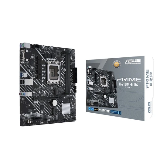 ASUS MB PRIME H610M-E D4-CSMIntel H610;LGA 1700;2xDDR4VGA,HDMI,DP;micro ATX