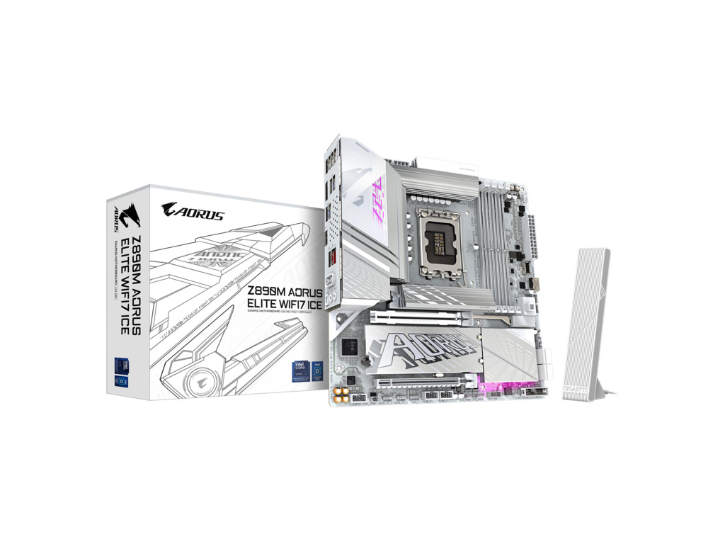 Gigabyte MB Z890M A Elite WF7LGA1851; 4xDDR5;3xM.2; 4xSATA;10xUSB; 1xDP;1xHDMI; mATX; THUNDERBOLT