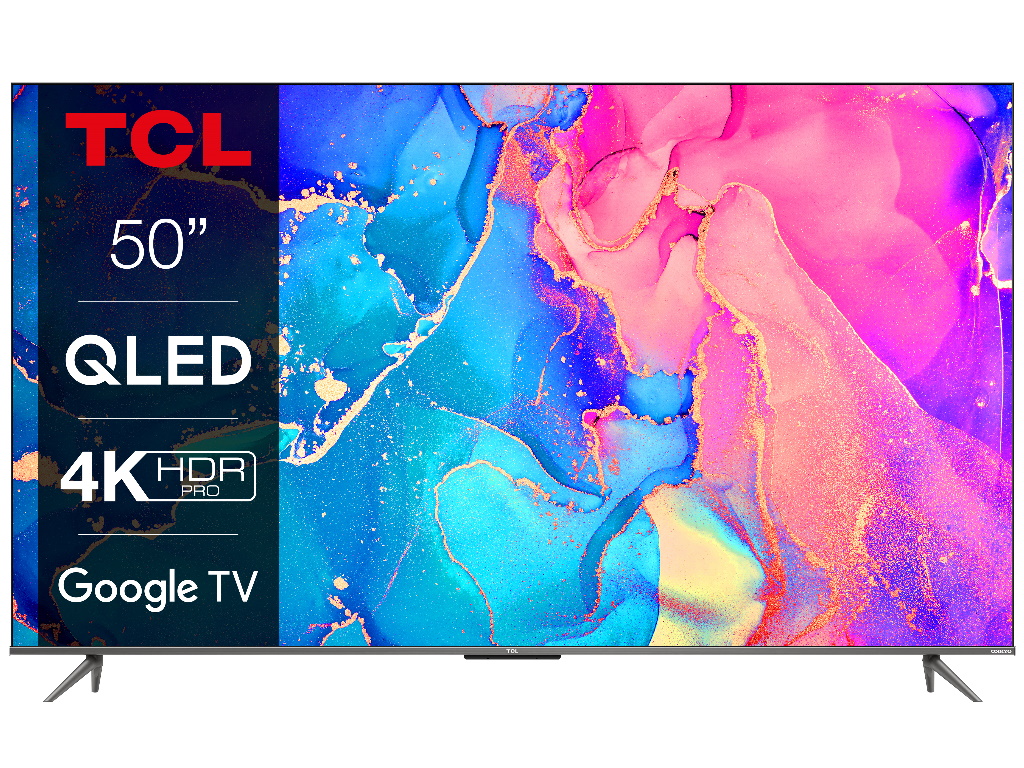 TCL 50"C635 4K QLED TVGoogle TV; WCG; 120 HZ DLG;MEMC; HDMI 2.1; boja crna; 5G garancija