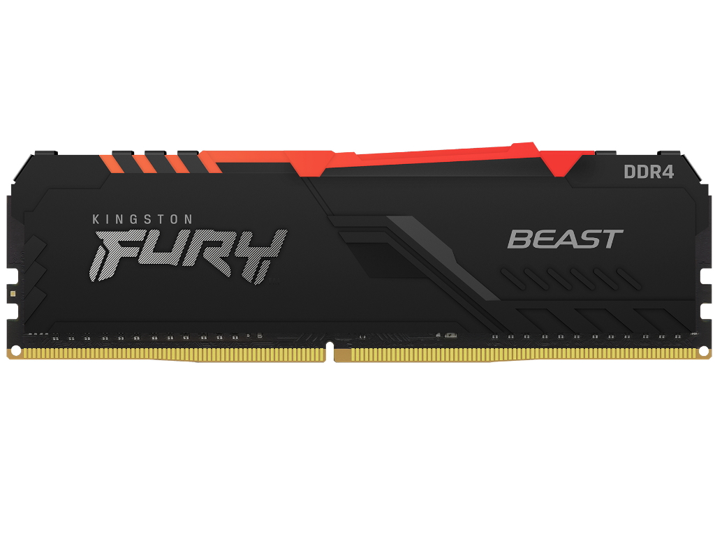 Kingston 8GB 2666MHz DDR4 RGBFURY Beast RGB, CL16