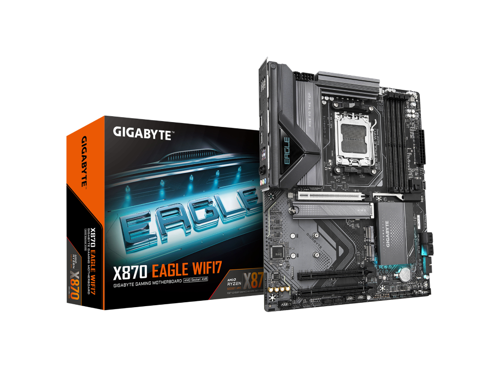 Gigabyte MB X870 Eagle WIFI7AM5; 4xDDR5; 3xM.2; 4xSATA8xUSB; WIFI 7; ATX; RAID