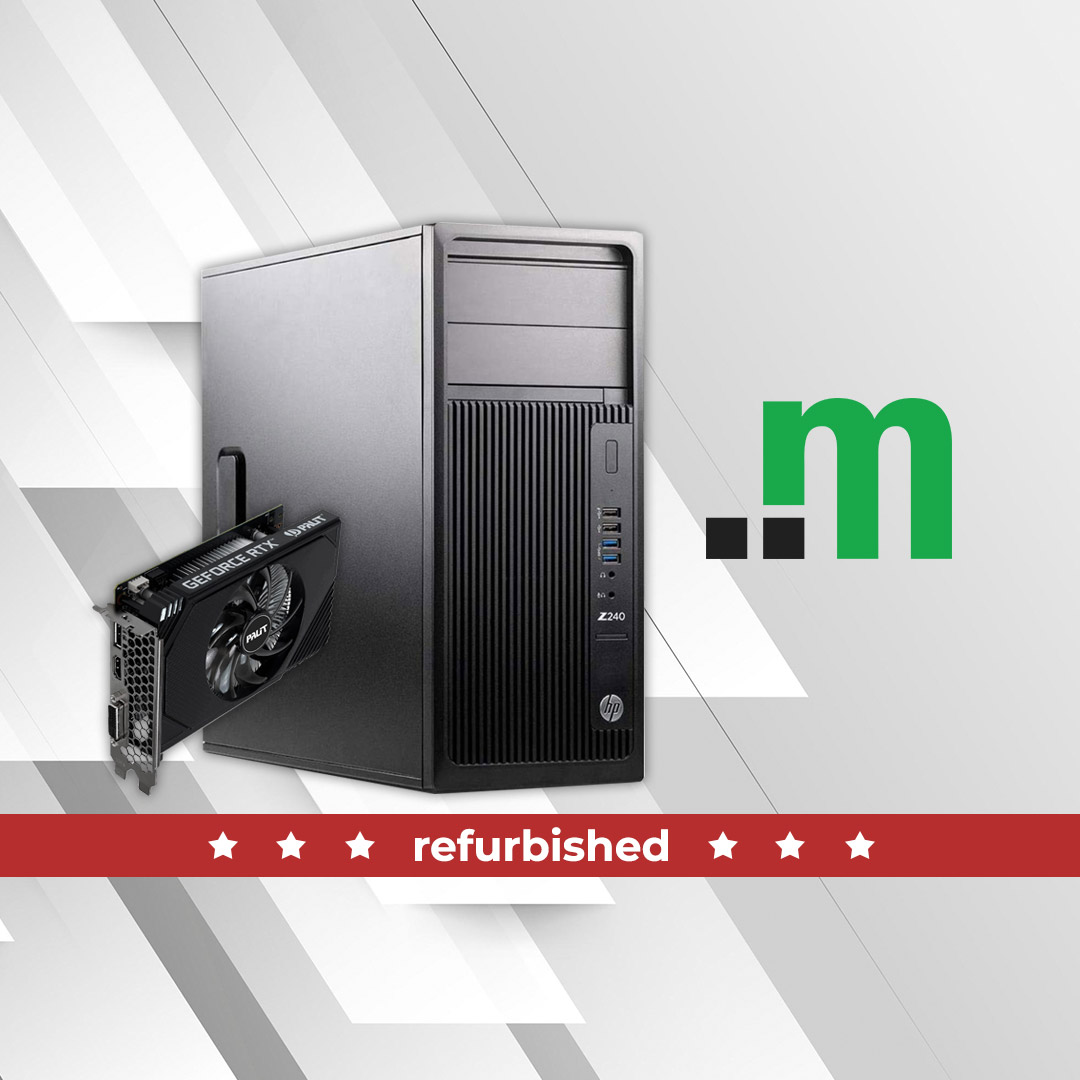 GAMING RACUNAR HP Z240 INTEL CORE I7-6700 16GB DDR4 SSD 256GB GB NVIDIA 3050 6GB GDDR6