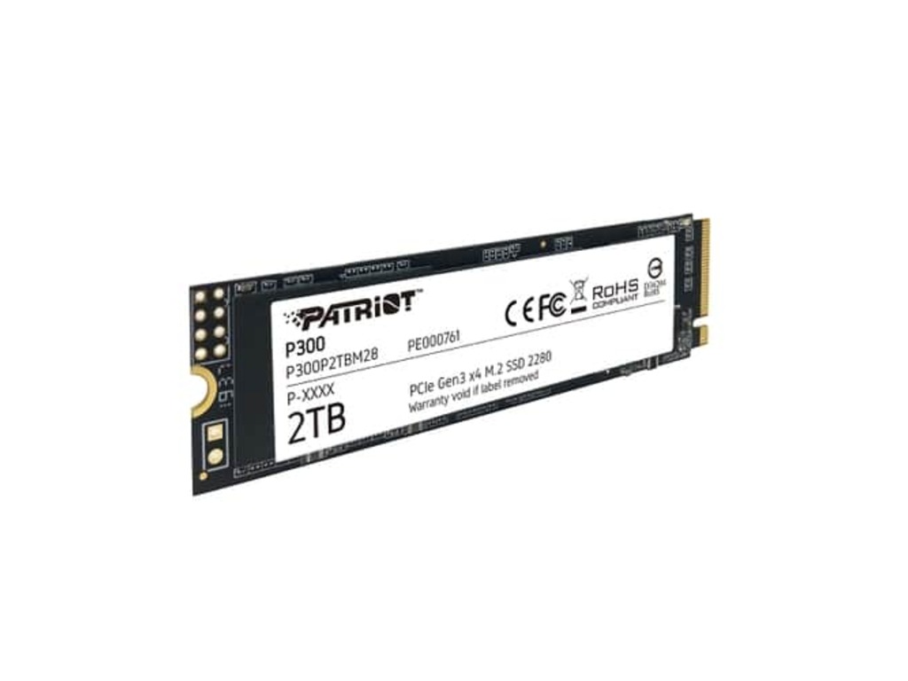 Patriot SSD 2TB M.22280 PCIe Gen3 x 4, NVMe 1.3R/W: 1700/1100MB/s