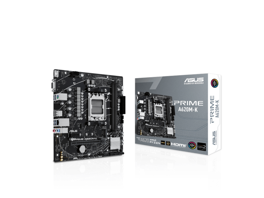 ASUS MB PRIME A620M-KAMD A620;AMD;2xDDR5VGA,HDMI;micro ATX