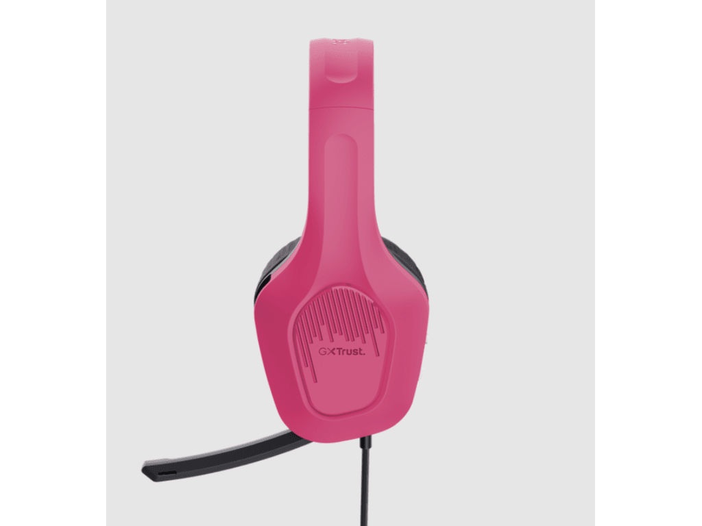 Trust GXT 415P Zirox slušalice žičane pink gaming slušalice, 200 cm kabl, 3.5 mm, over-ear, mikrofon