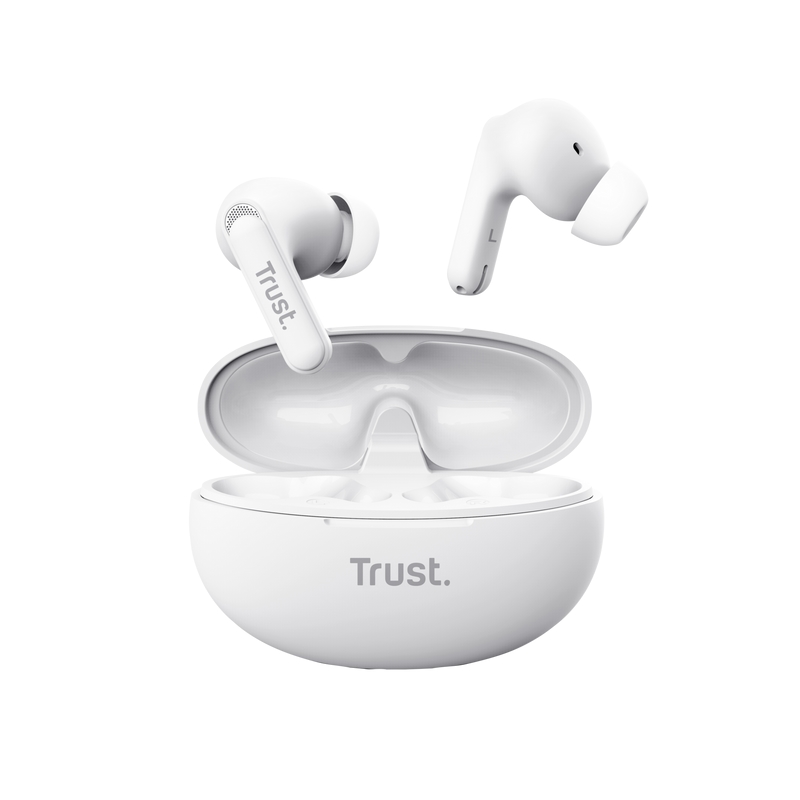 Trust Yavi bluetooth ENCearbuds, bijele