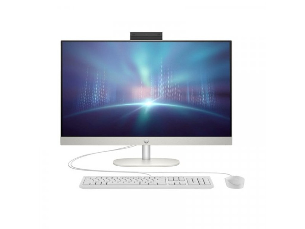 HP 27" AIO 7520  16GB no os27", NT,16GB onboard DDR5,512GB,FreeDOS,Wlan,Wireless periferija,12m