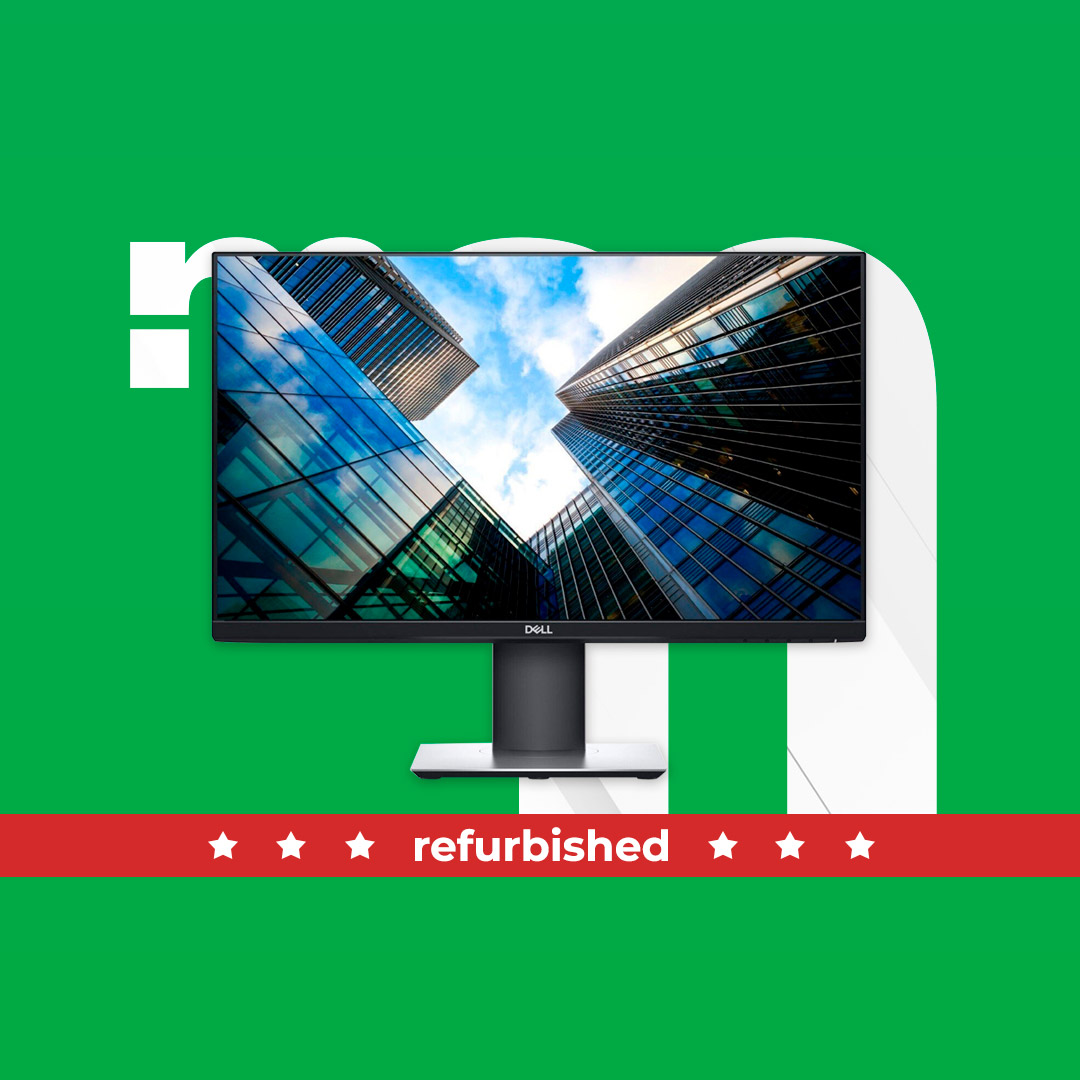 MONITOR 24" DELL P2419H   IPS, 1920X1080 60Hz, VGA HDMI DISPLAYPORT (REFURBISHED)