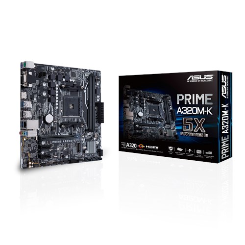 ASUS MB PRIME A320M-KAMD A320,AM4,2xDDR4VGA,HDMI;micro ATX