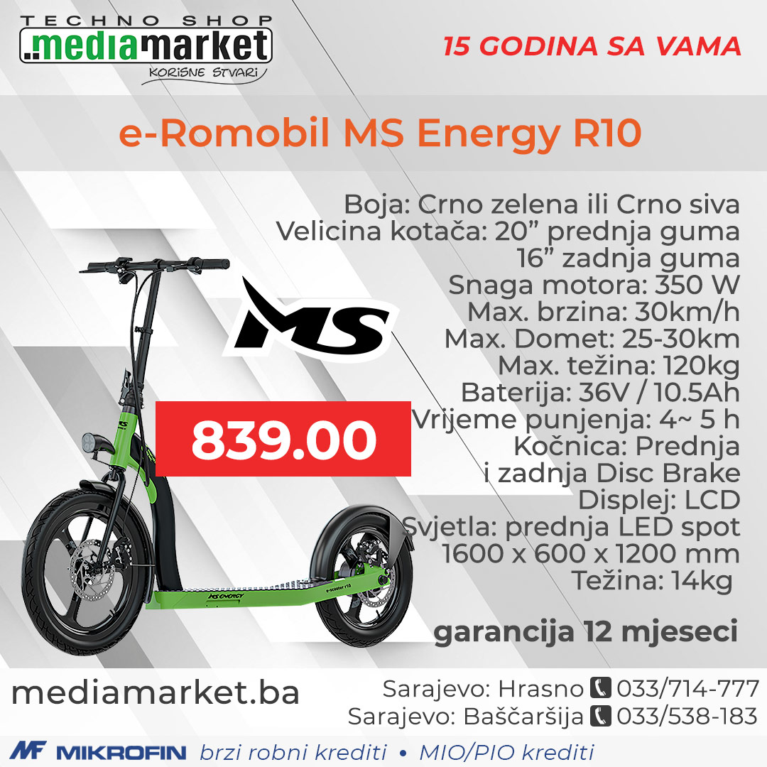 ROMOBIL MS Energy e-Romobil R10