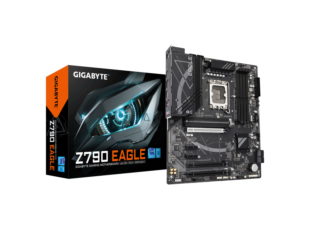 Gigabyte MB Z790 EAGLELGA1700; 4xDDR5;3xM.2; 4xSATA;8xUSB; DP, HDMI; ATX;