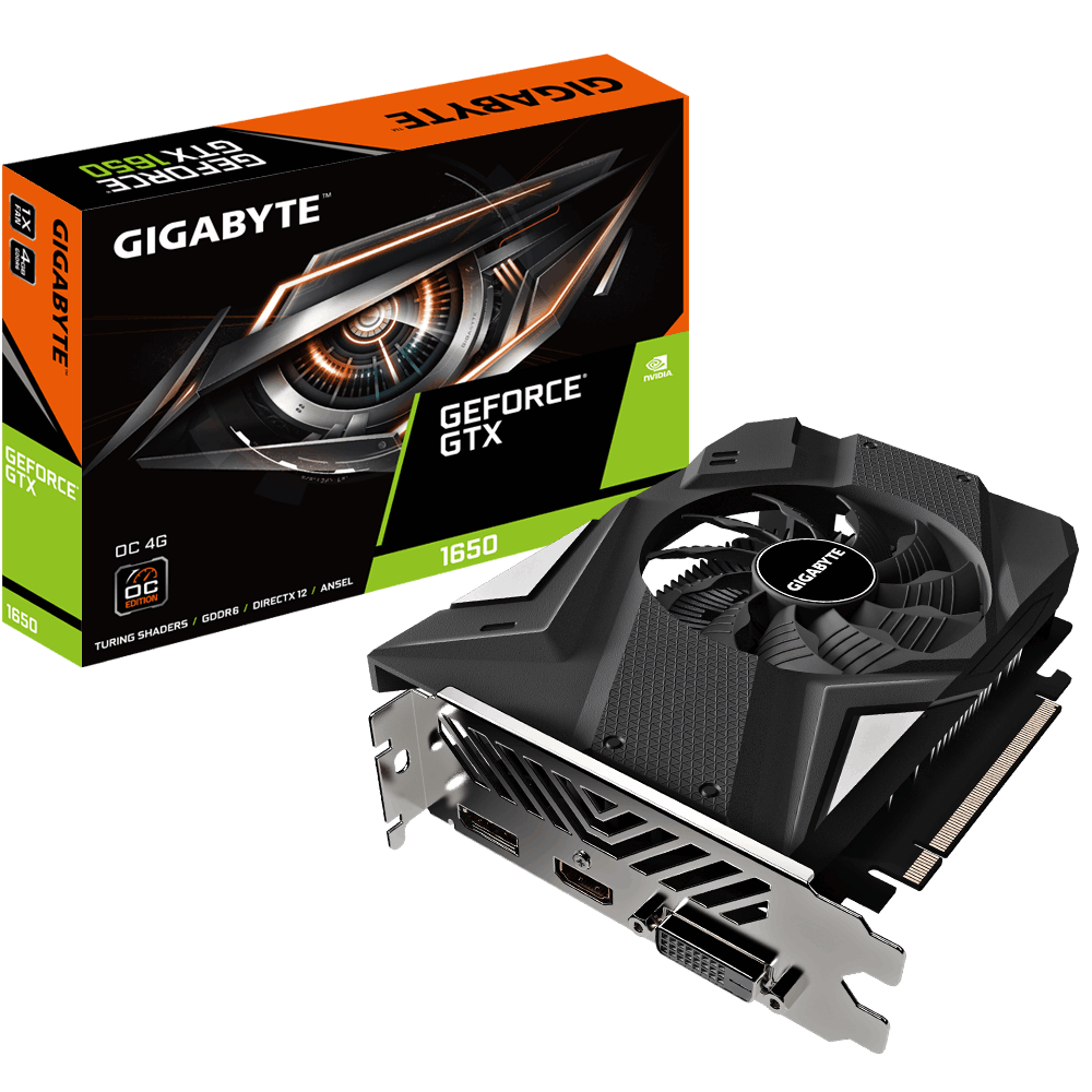 Gigabyte VGA GTX 1650 OC4GB GDDR6 128bit; DVI,HDMI,DP[GV-N1656OC-4GD]