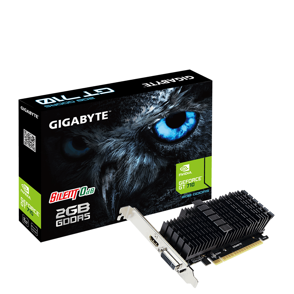 GIGABYTE VGA GV-N710D5SL-2GLnVidia GeForce GT 7102GB GDDR5 64bit;DVI,HDMI
