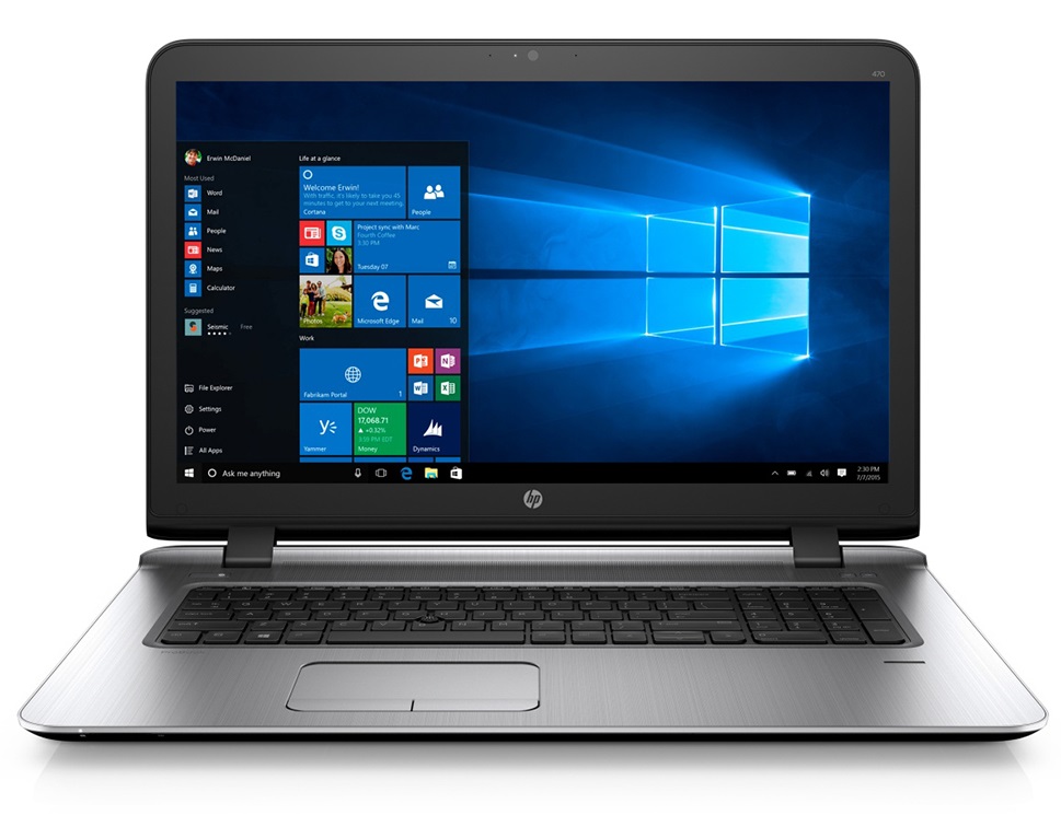 HP 470 G3 I5 6200U 8GB DDR4 SSD 256GB 17"