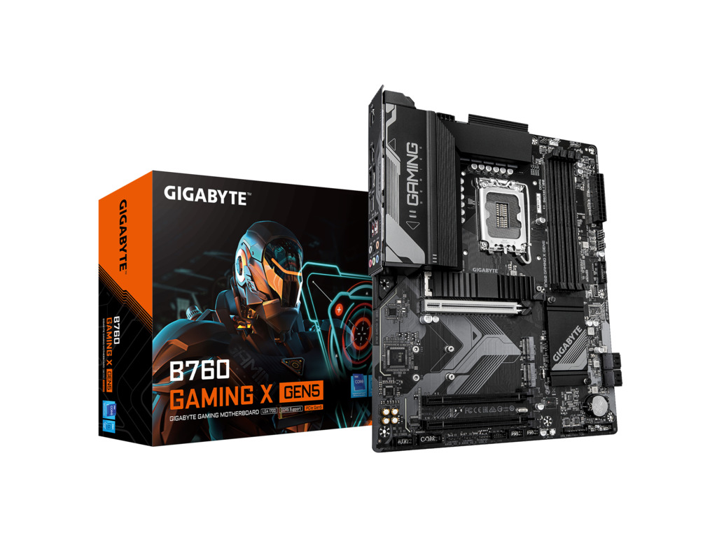 Gigabyte MB B760 Gaming X GEN5LGA1700; 4xDDR5; 3xM.2; 4xSATA 8xUSB; DP; HDMI; ATX;