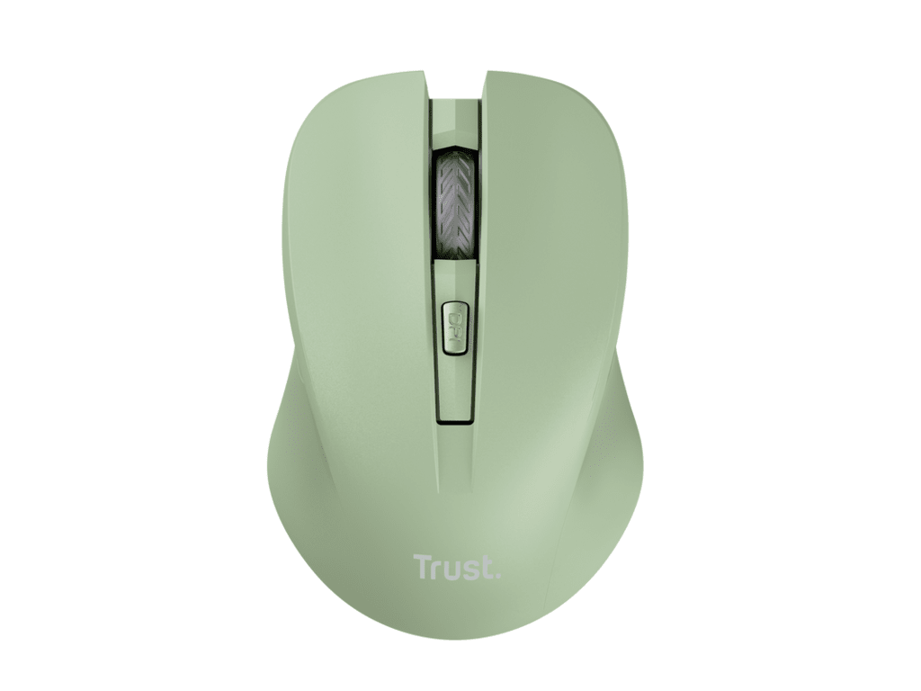 Trust Mydo silent wls miš wireless zelen, DPI 1000-1800 obje ruke, 4 tipki, tihi