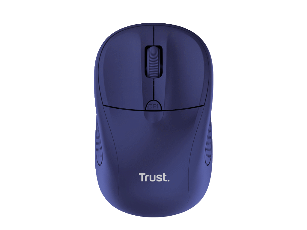Trust Primo Wireless Miš Plavi 1000-1600 dpi, optički, 4 tipke, USB, 6m wls range