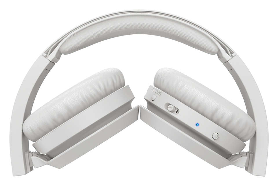 Philips TAH4205WT slušaliceBežične slušalice, bijeleBASS, 29 sati reprodukcije
