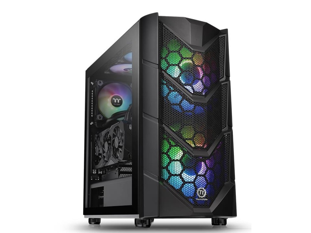 Thermaltake Commander C36 ARGBMid tower case, Tempered glass2x 200mm ARGB front fans, 1x 120mm fan