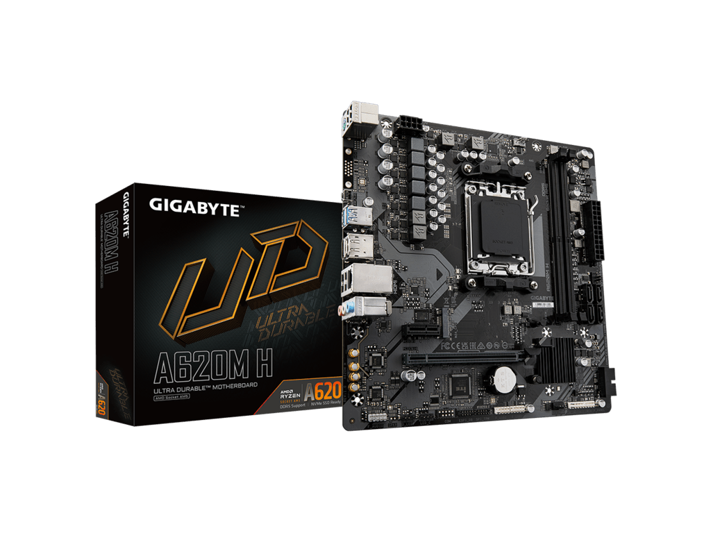 GIGABYTE MB A620M H 1.0AMD A620;AM5;2xDDR5;M.2RAID;HDMI,DP,mATX