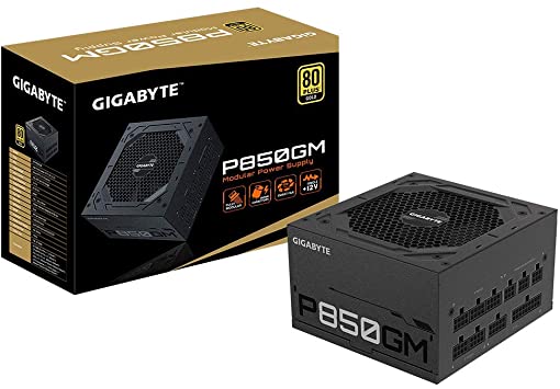 Gigabyte PSU 850W Gold Modular80+ GOLD; Fully Modular8xSATA,4xPCIe 6+2 Pin, 1xFloppy;