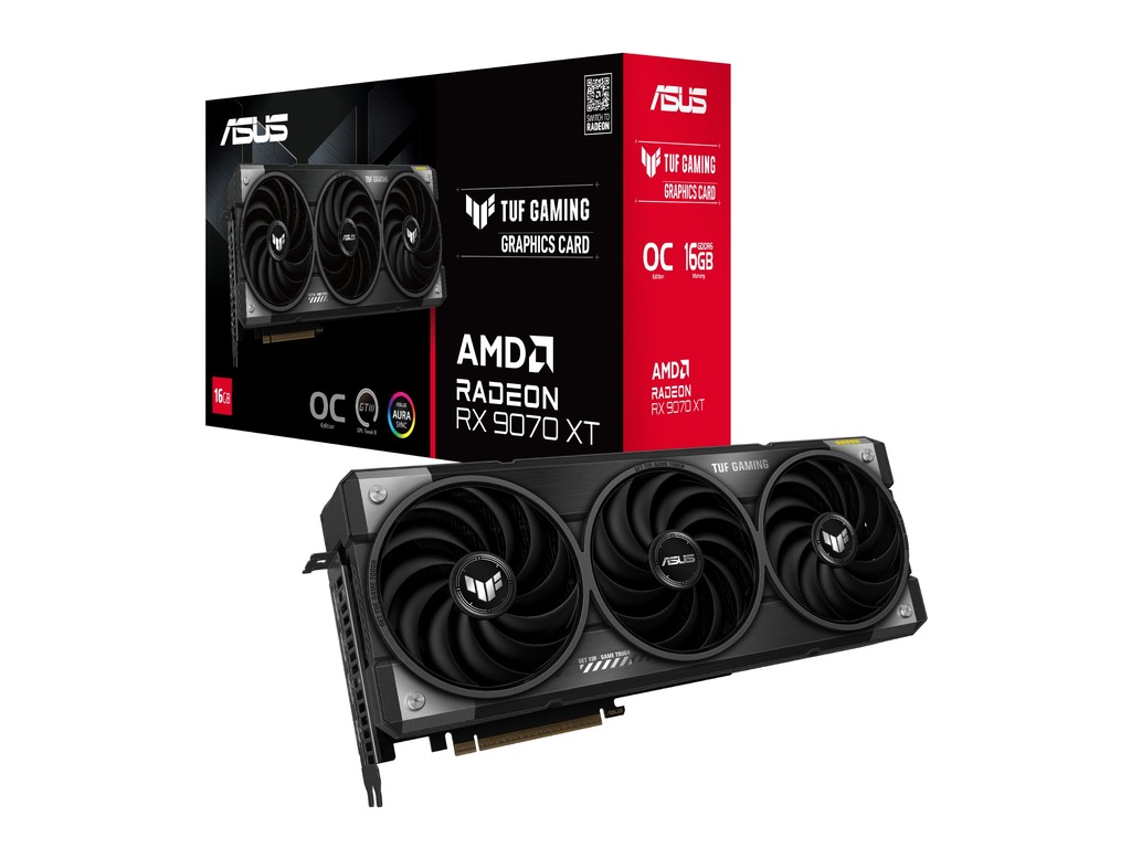 ASUS TUF-RX9070XT-O16G-GAMING9070XT, 16GB, 1x HDMI, 3x DP