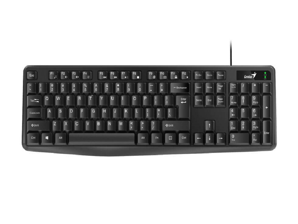 Genius  tastatura KB-117 ,Dužina kabla 1,4 m, Boja crna, USB konektor, BiH layout.