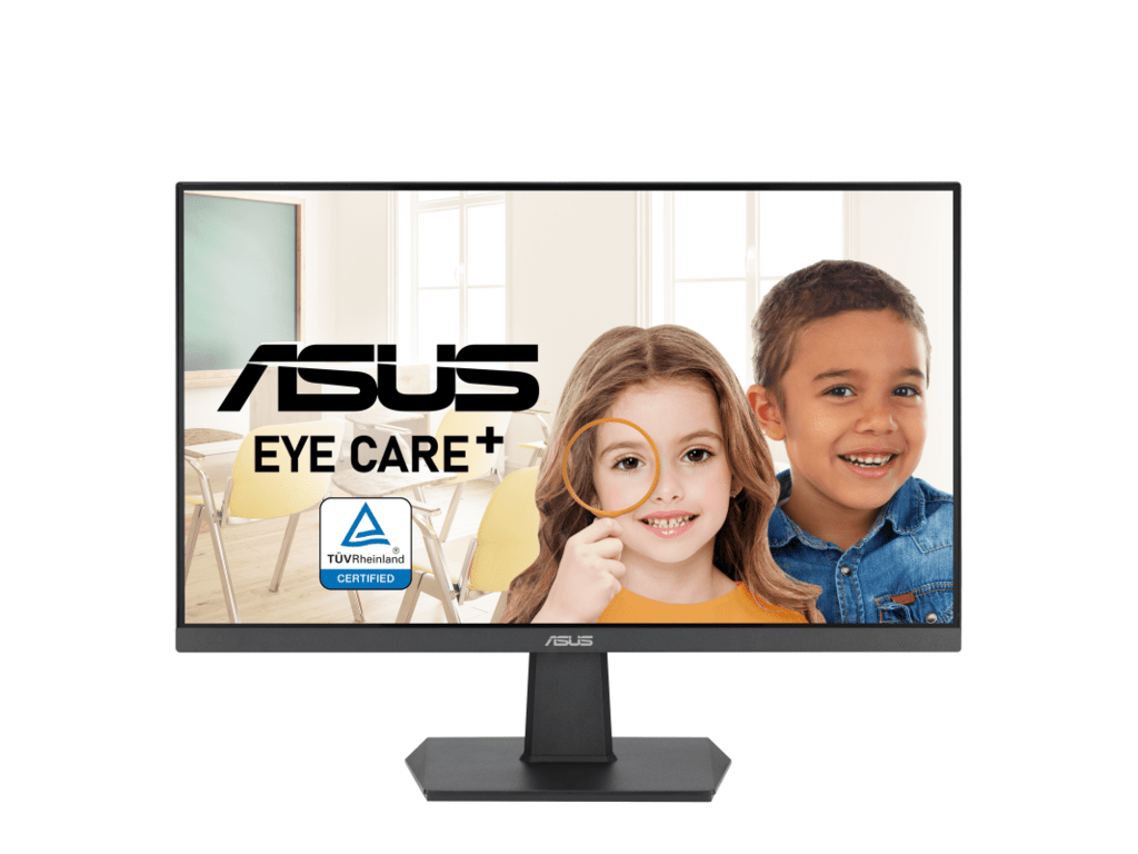 Asus 24" VA24EHF Eye Care 1ms23.8"IPS,FHD,250cd,100Hz,HDMI,Gaming, Tilt +23-5.VESA 100x100, Crna