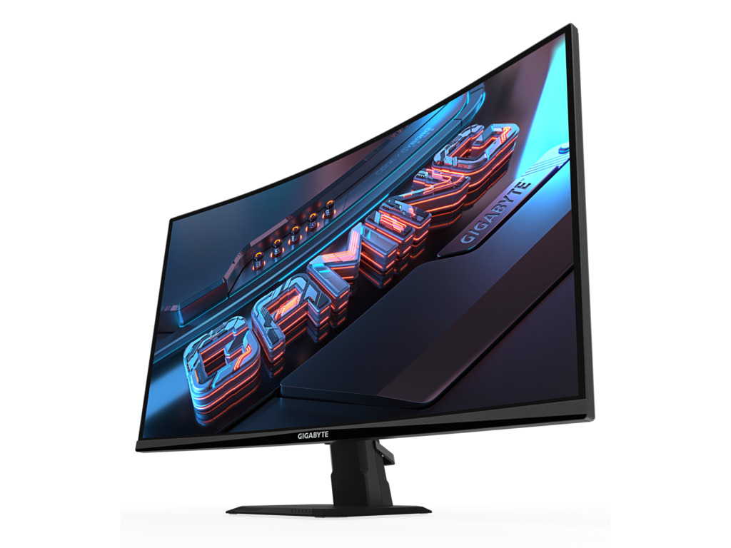 Gigabyte Monitor 27" GS27QCA 27" VA 1500R, 2560x1440 QHD, 250cd, 180Hz, 1ms, 2x HDMI, 1x DP