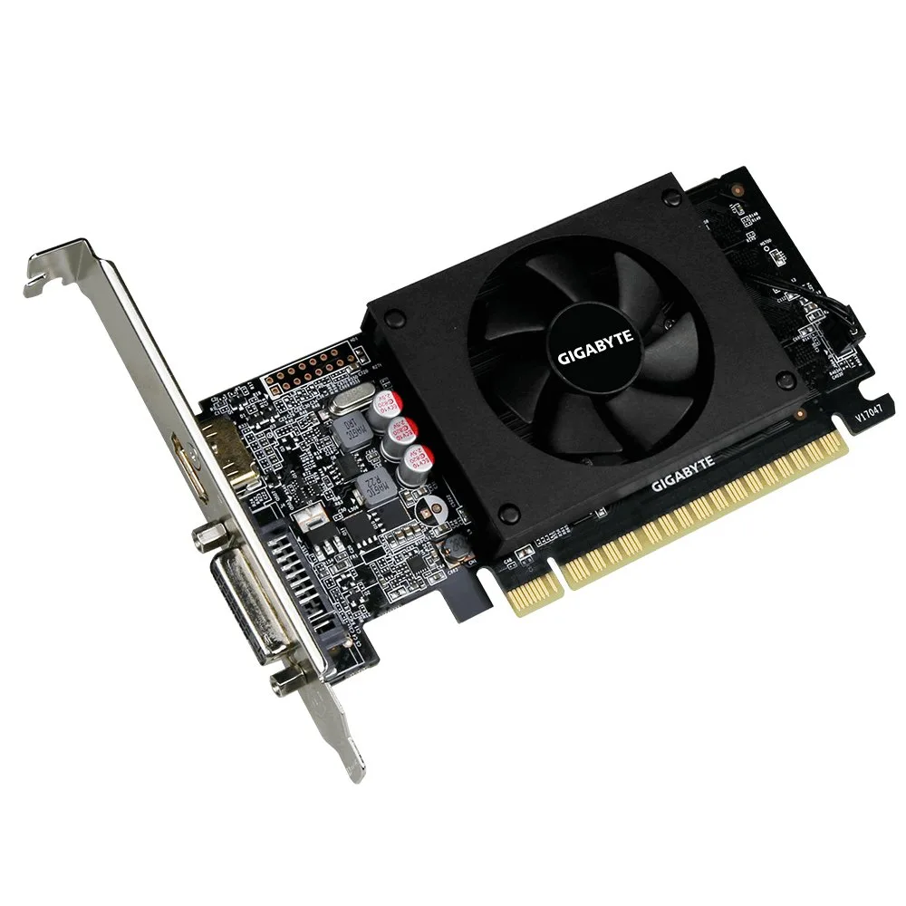 GIGABYTE VGA GV-N710D5-2GLnVidia GeForce GT 7102GB DDR5 64bit;DVI,HDMI;Low profile