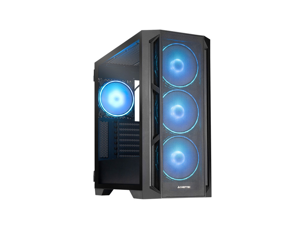 Chieftec Apex Lumo case4x140mm ARGB PWM fans, mesh400mm GPU, 175mm Cooler, 420mm Radiator