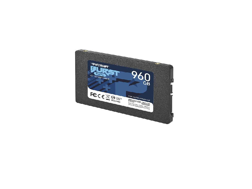 Patriot SSD 960GB 2.5"SATA3, Burst Eliteup to R/W : 450/320MB/s;