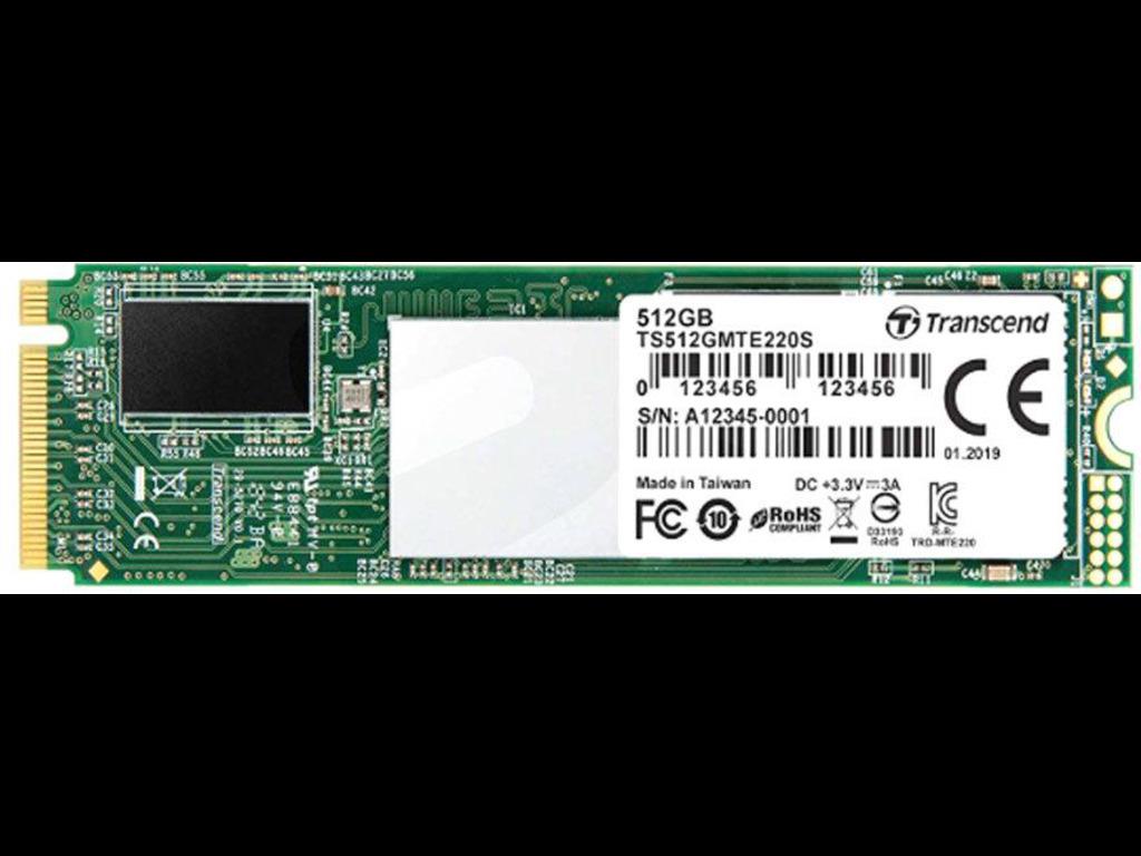 Transcend SSD 512GB M.2 NVMePCIe Gen3 x4,3,500/2500 MB/s