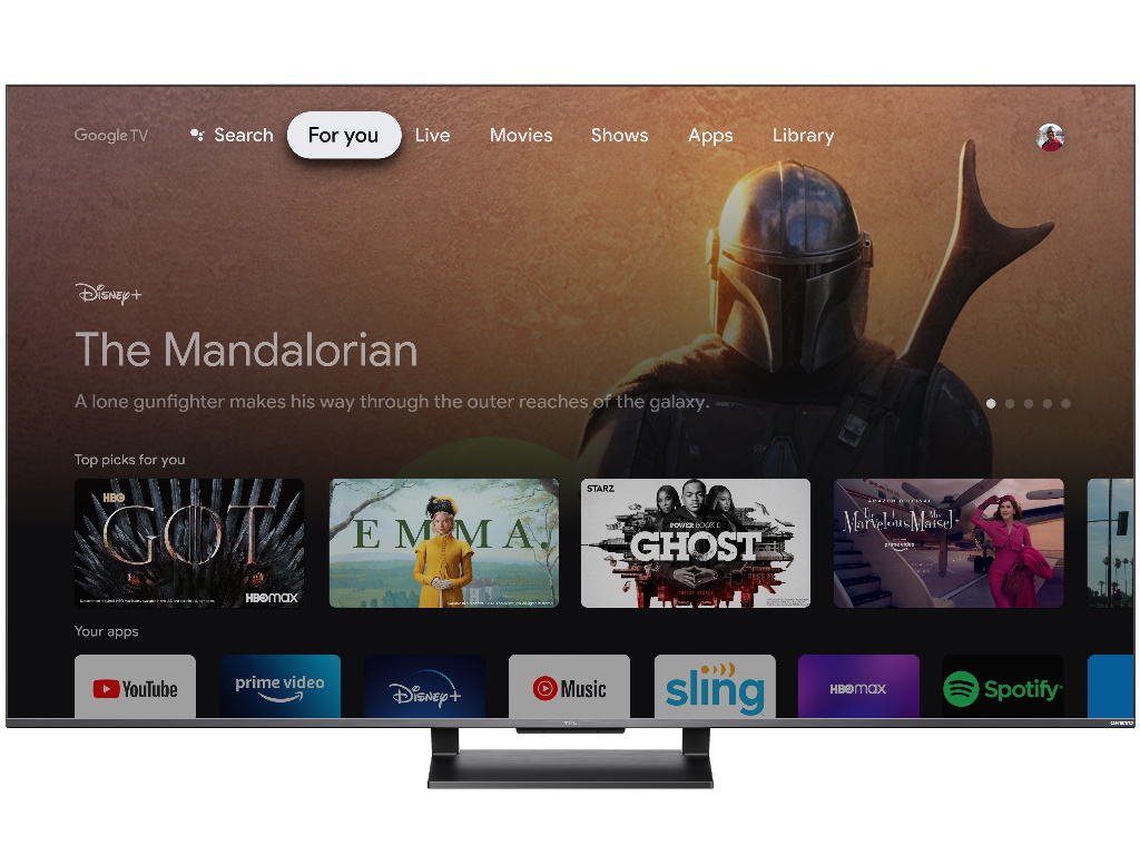 TCL 55''C735 QLED  TV-Google TV 144Hz-