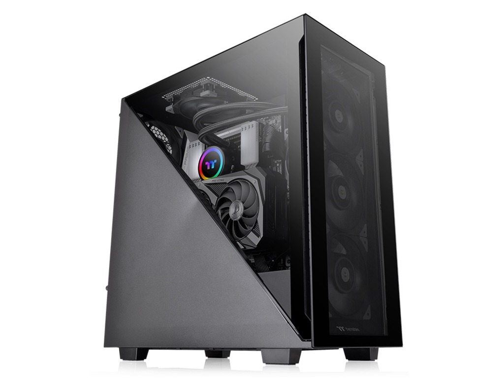 Thermaltake Divider 300 TG Mid tower, tempered glass, 1x 120mm Turbo fan