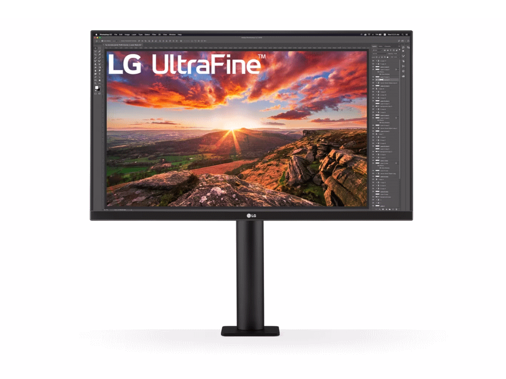 LG Ergo monitor 27UN880P-B27",Ergo,4K,IPS,5ms,HDR400,350cd,2xHDMI,DP,Type-c 60W,2xUSB,Height,Piv