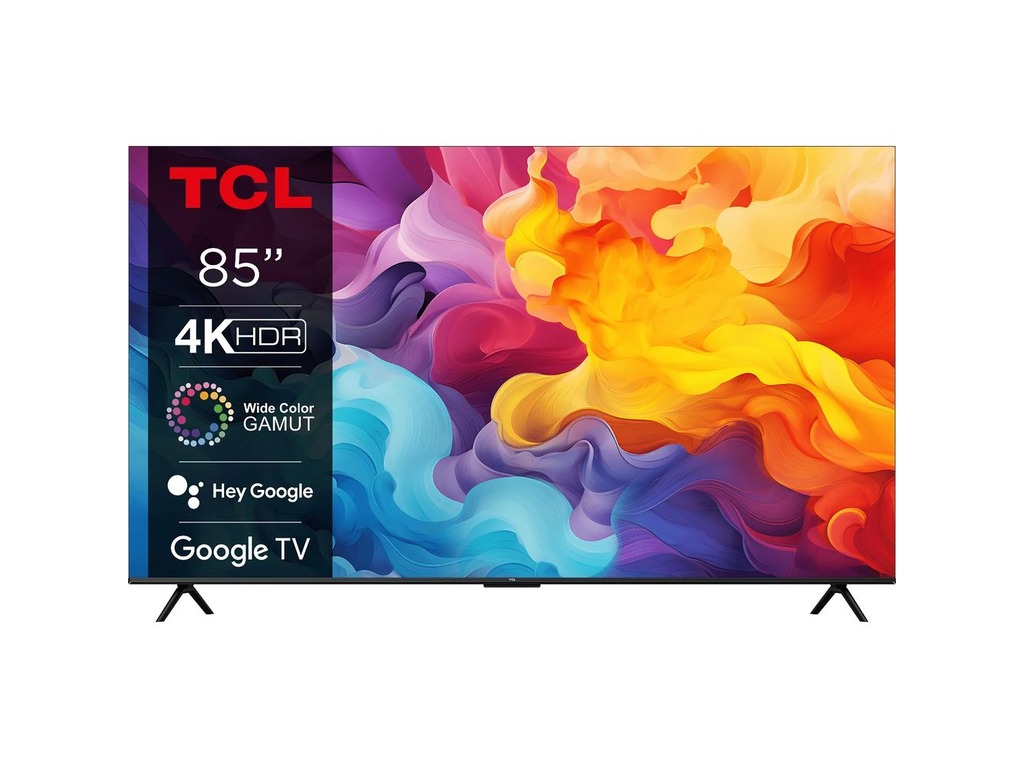 TCL 85"V6B 4K HDR TV Google OSGame Master 3.0; 120HZ GameAccelerator; HDMI 2.1