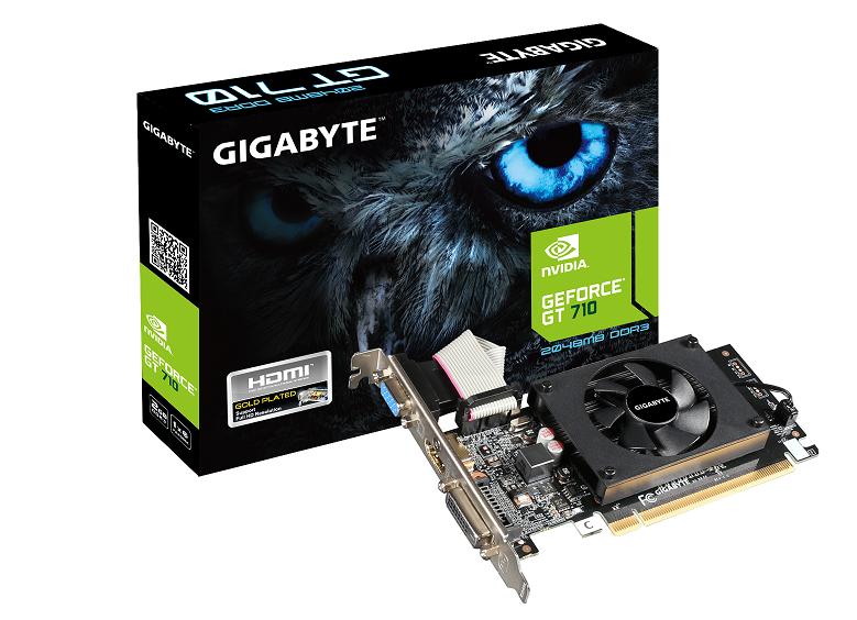 GIGABYTE VGA GV-N710D3-2GL 2.0nVidia GeForce GT 7102GB DDR3 64bit;VGA,DVI,HDMI