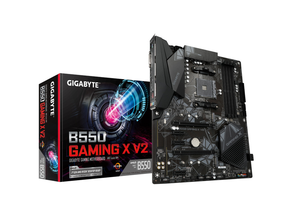 Gigabyte MB [B550 GAMING X V2]AM4; 4xDDR4; 2xM.2; 4xSATA6xUSB; HDMI, DVI; ATX