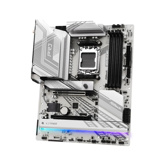 ASROCK MB X870 PRO RS WIFIAMD X870, 4xDDR5, 3xM.24xSATA, WIFI7, USB4, RAID, ATX, 2.5G LAN