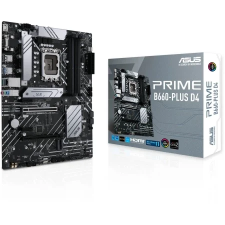 ASUS MB PRIME B660-PLUS D4Intel B660;LGA17004xDDR4;VGA,HDMI,DP;ATX